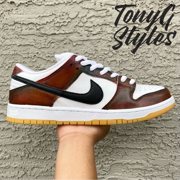 🟤NEW🔴 CUSTOM NIKE SB DUNK LOW - Picture 1 of 16